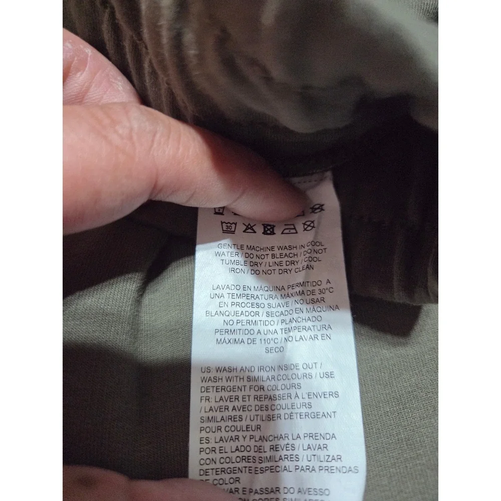 Puma Athletic Pants Mens M Olive‎ Green Branded Cuff Joggers Fitness Sporty